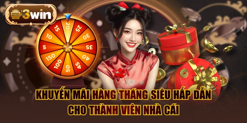 Khuyến Mãi Hàng Tháng Siêu Hấp Dẫn Cho Thành Viên Nhà Cái